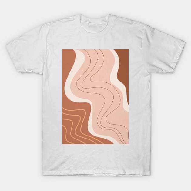 Mid Century Modern, Abstract Shapes 2 T-Shirt by gusstvaraonica